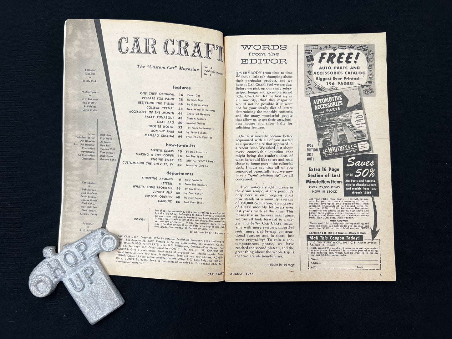 Car Craft August 1956