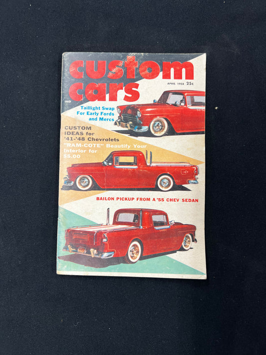 Custom Cars Magazine April 1958