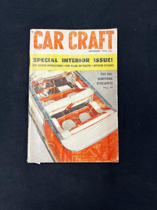 Car Craft Magazine September 1955