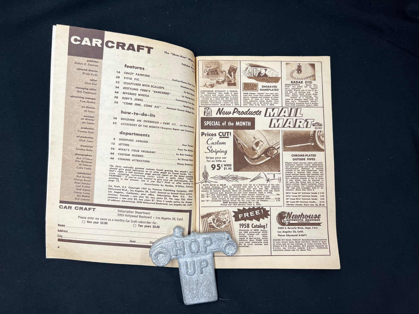 Car Craft Magazine November 1957