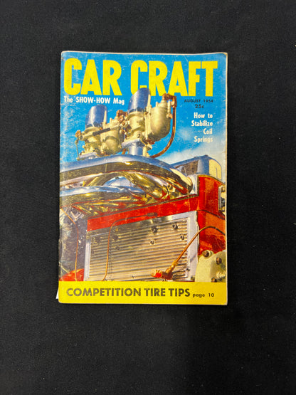 Car Craft Magazine August 1954