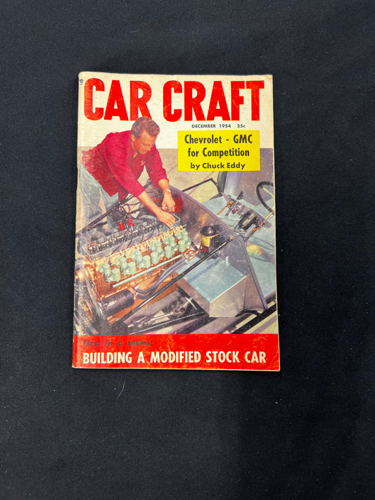 Car Craft Magazine December 1954