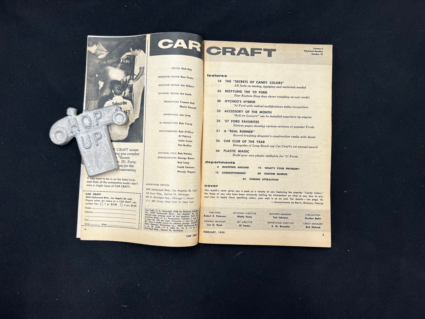Car Craft Magazine February 1959