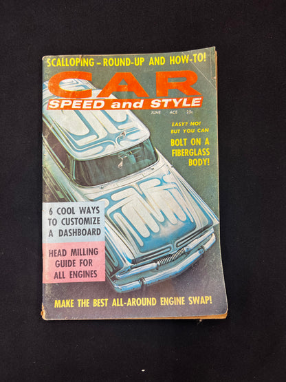 Car Speed and Style Magazine June 1958