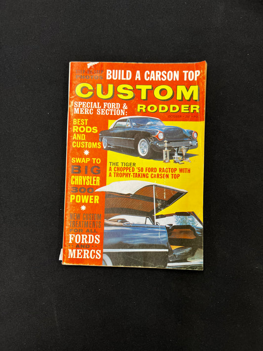 Custom Rodder Magazine October 1961