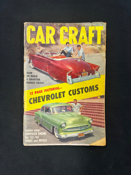 Car Craft Magazine May 1957