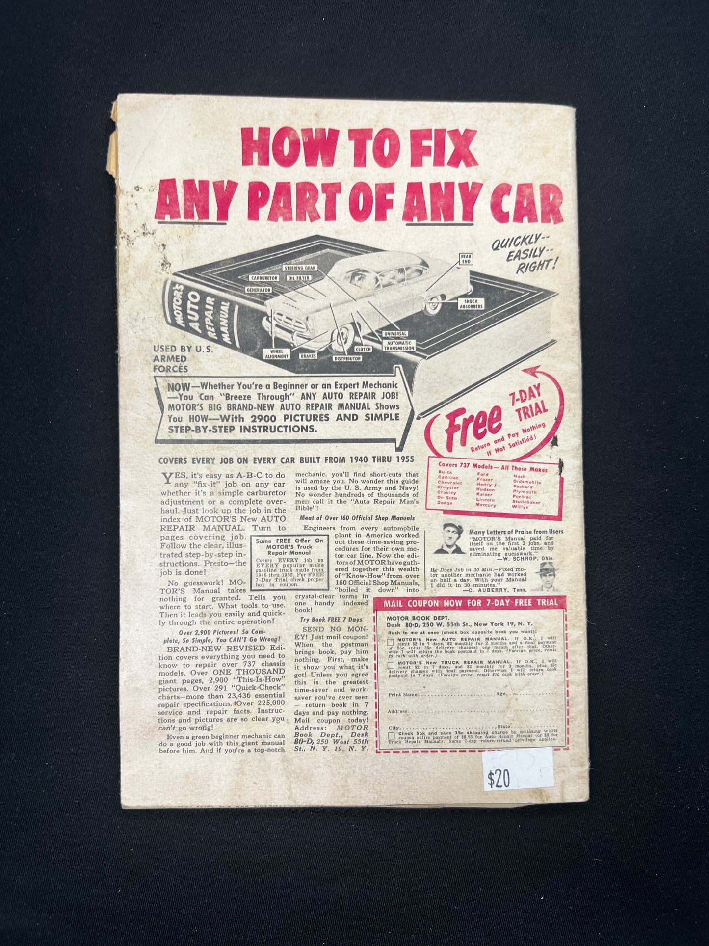 Car Craft Magazine April 1956