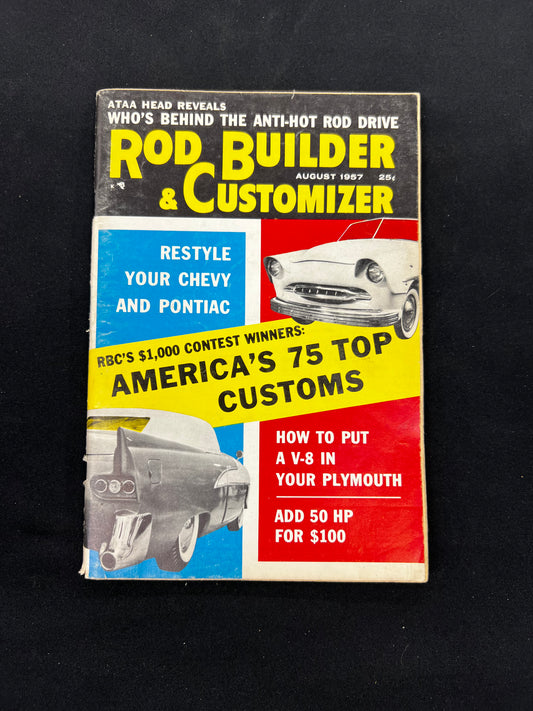 Rod Builder & Customizer August 1957