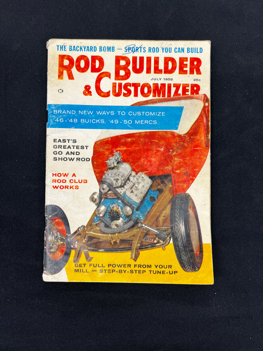 Rod Builder & Customizer July 1958