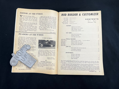 Rod Builder & Customizer Magazine September 1956