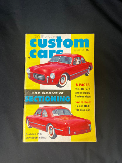 Custom Car Magazine October 1957