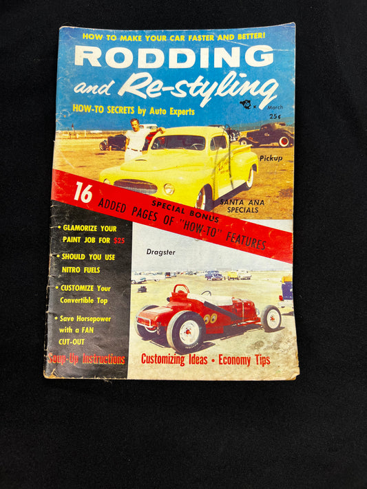 Rodding and Re-styling Magazine March 1956