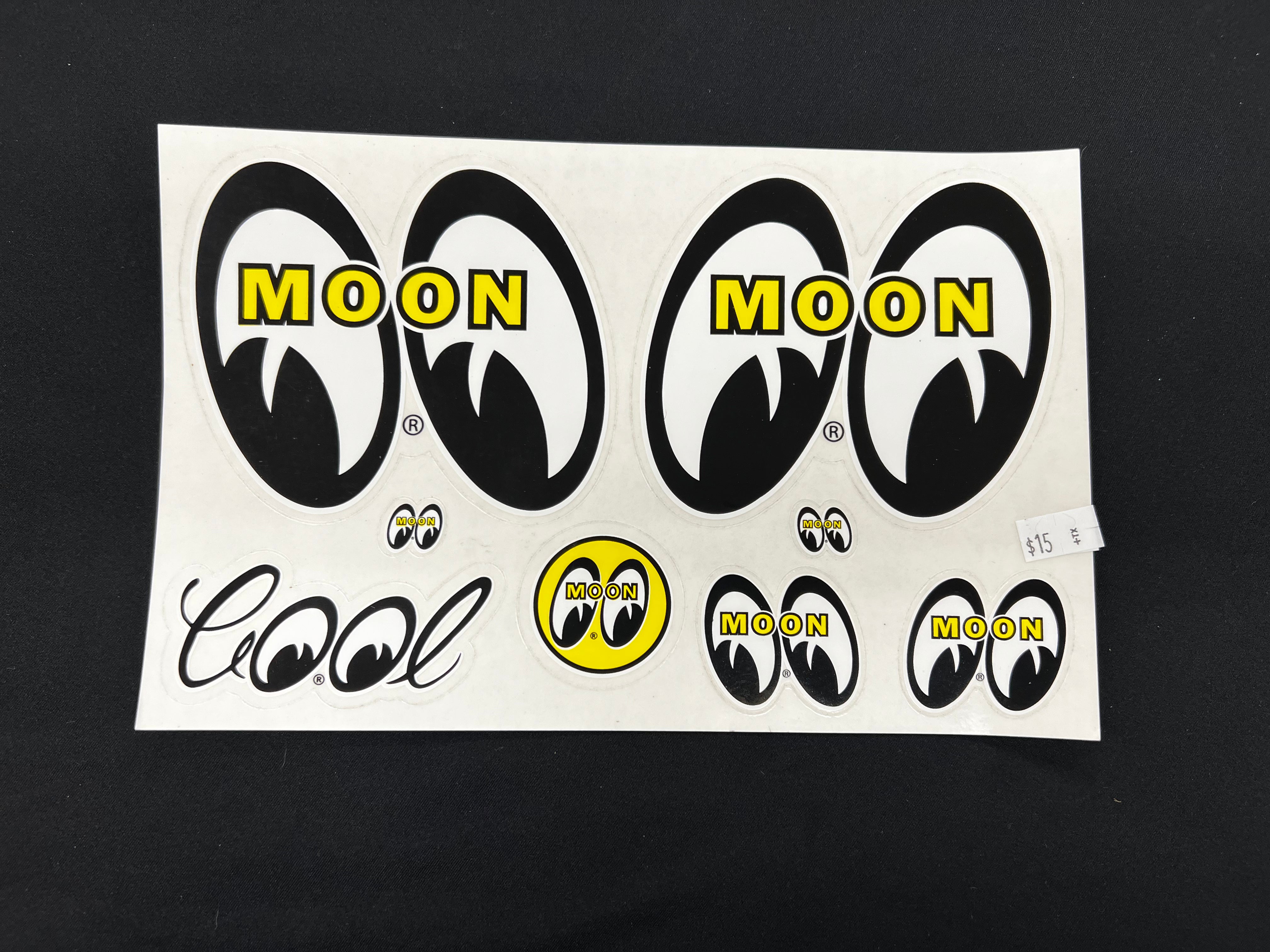Moon Sticker Apple MOON Original Assorted Sticker Sheet – Mooneyes.ca