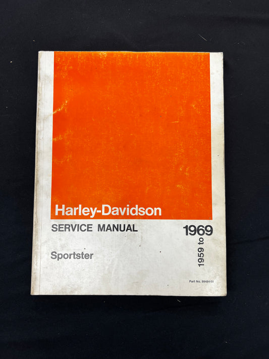 1959-1969 Harley-Davidson Electra Glide motorcycle service manual book