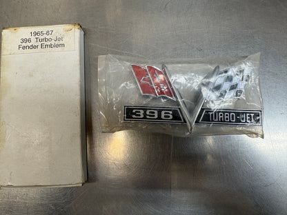 1965-67 Chevelle/El Camino, 396 Turbo-Jet  Fender Emblem