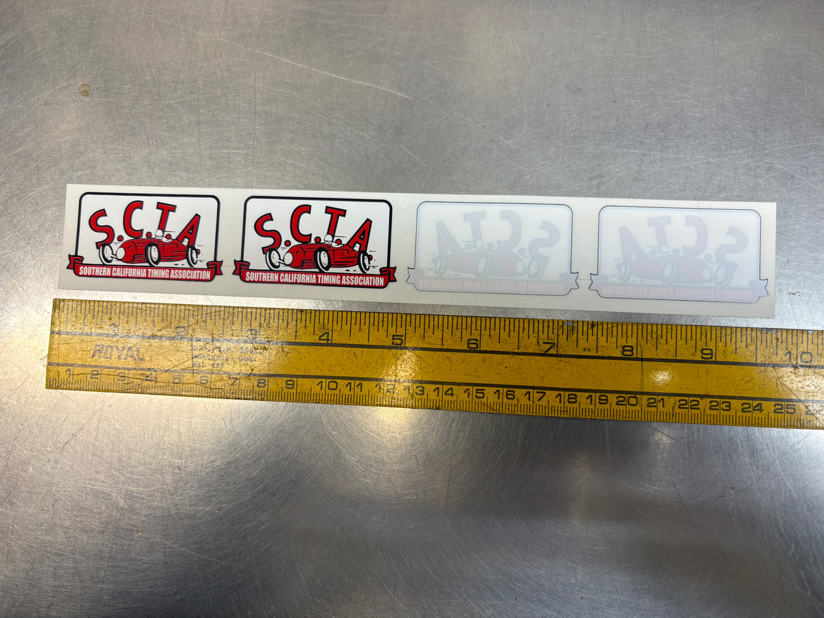 SCTA Roadster 4 decal strip