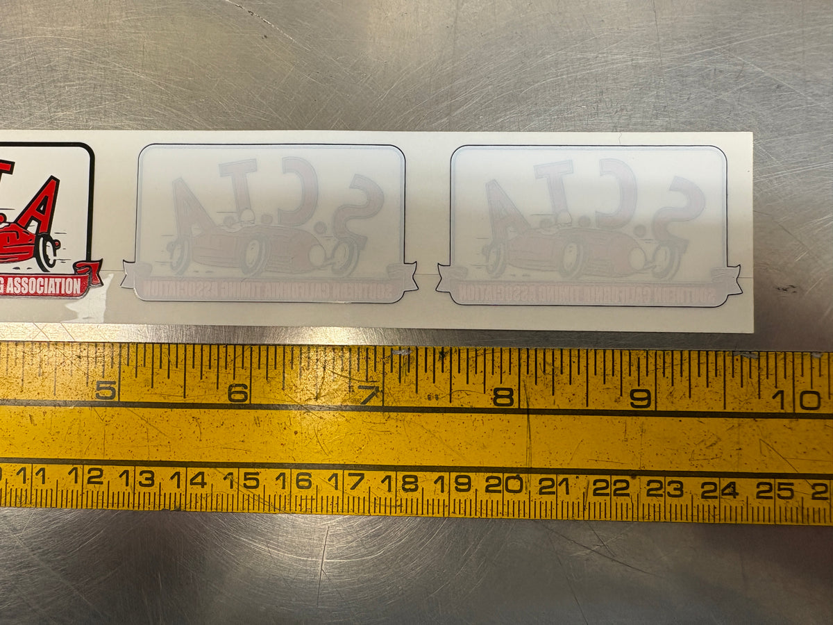 SCTA Roadster 4 decal strip