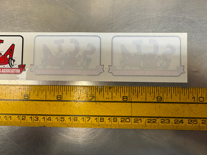 SCTA Roadster 4 decal strip