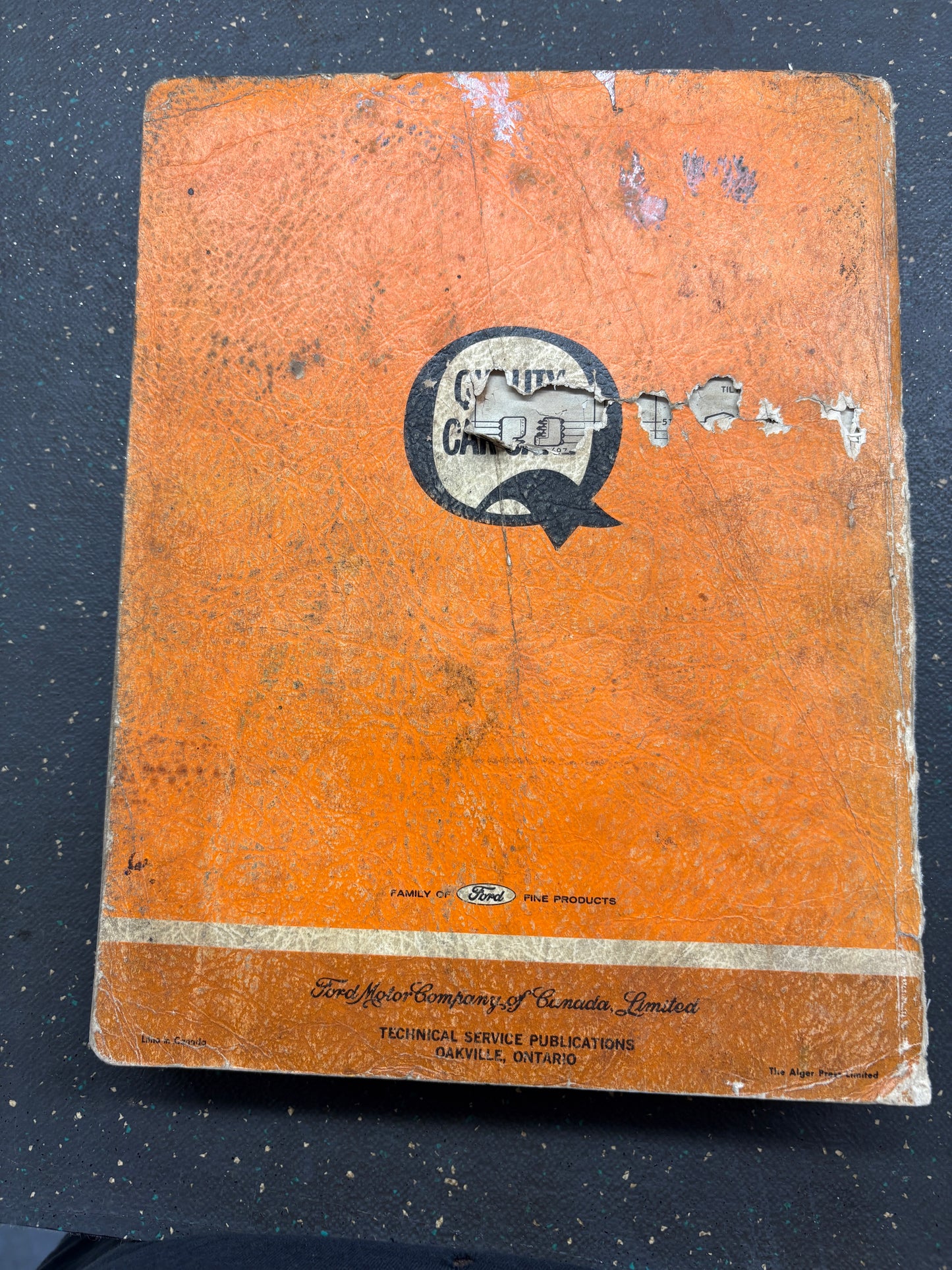 ORIGINAL 1966 FORD COMET, FALCON, FAIRLANE, MUSTANG FACTORY SHOP MANUAL