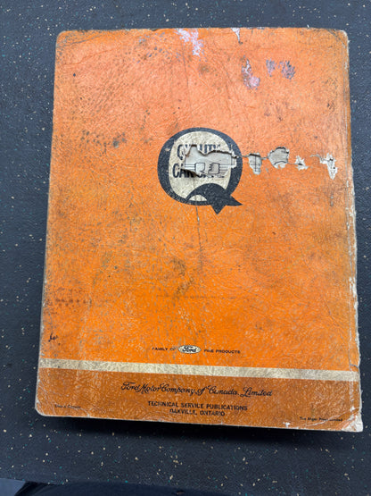 ORIGINAL 1966 FORD COMET, FALCON, FAIRLANE, MUSTANG FACTORY SHOP MANUAL