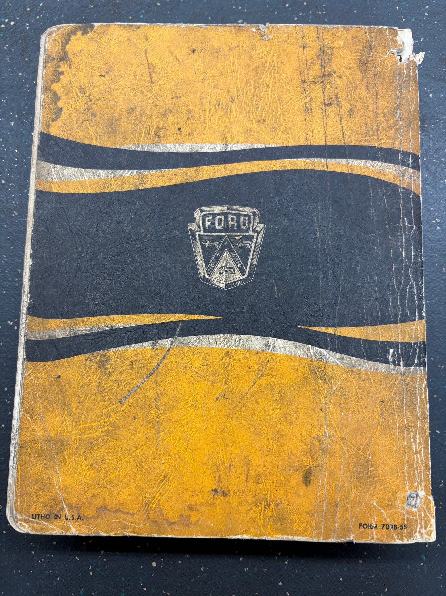 ORIGINAL 1958 FORD SERVICE MANUAL
