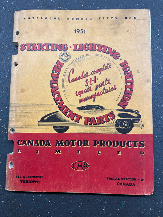 1928--1951 STARTER, LIGHTING, IGNITION REPLACEMENT PARTS CATALOGUE ALL MODELS