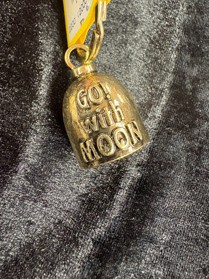 MOON Bell  " Gremlin ", "Guardian", "Spirit "or "Ride bells "  or use as Key Ring