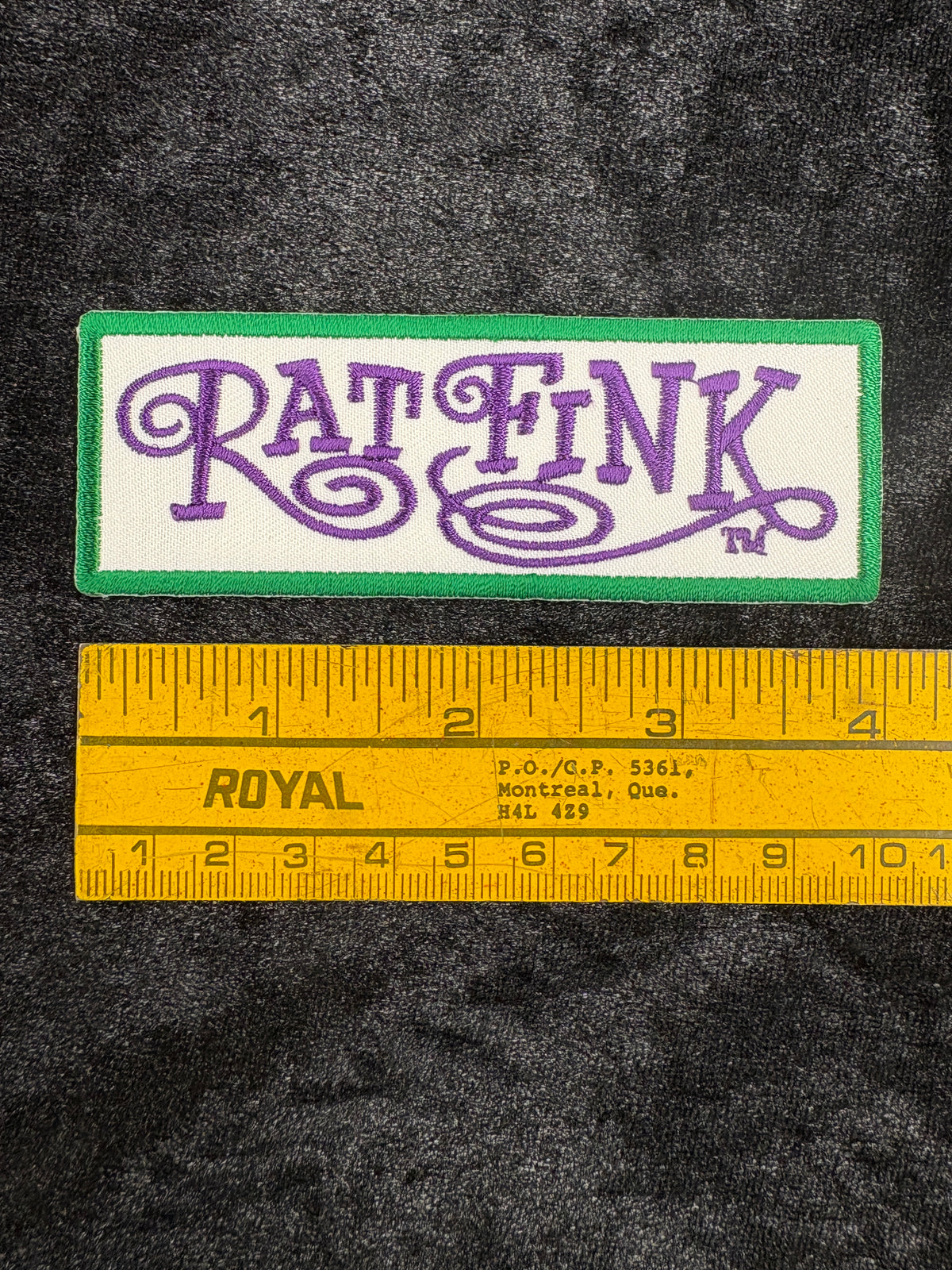 Rat Fink Logo Patch