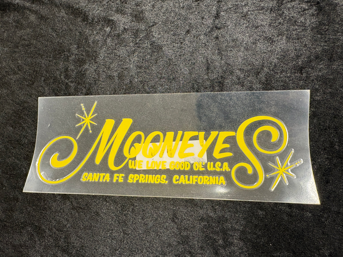 Mooneyes Script Die Cut Decal