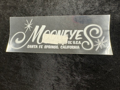 Mooneyes Script Die Cut Decal