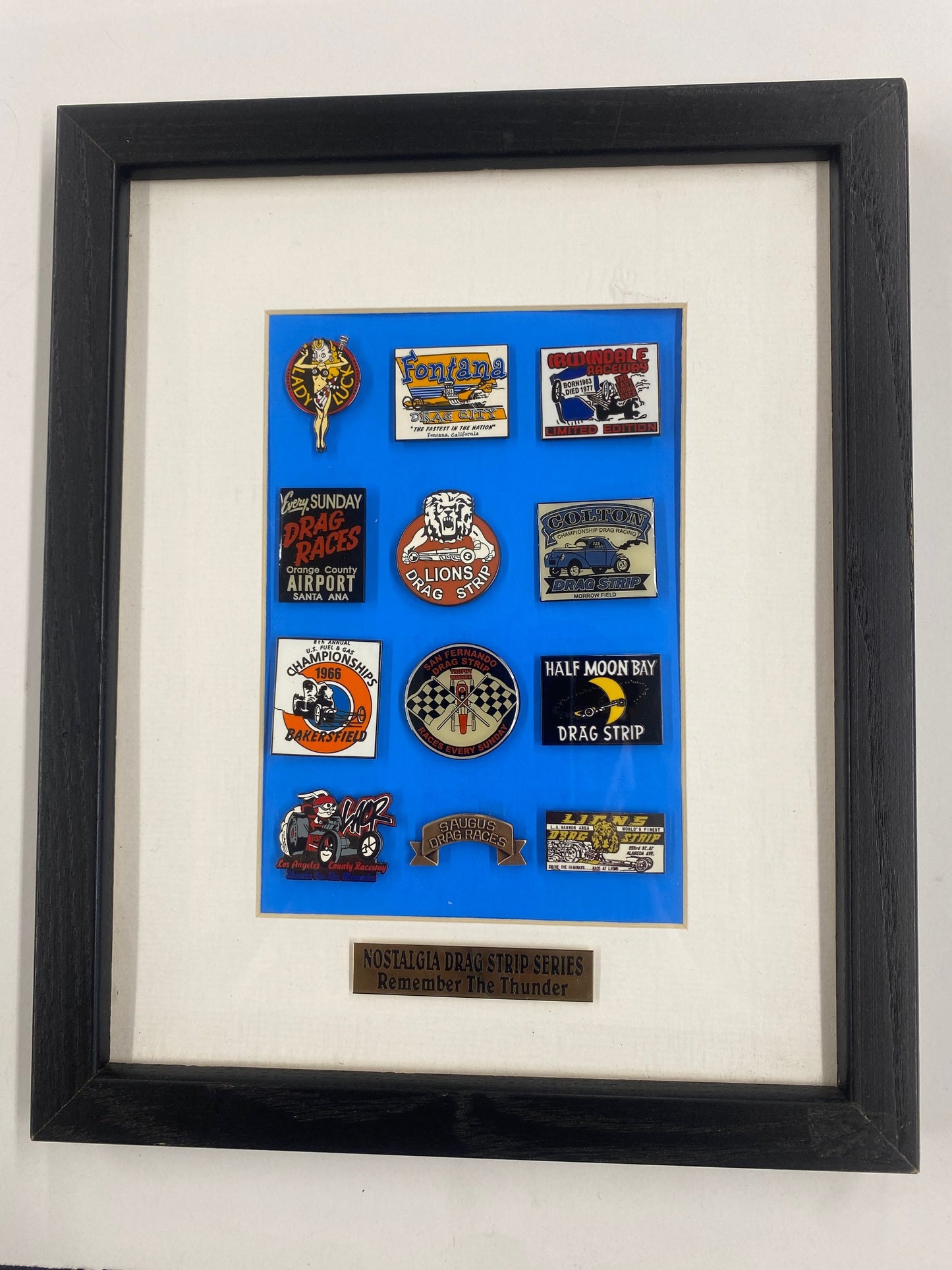 Nostalgia Drag Strip Series Plaque