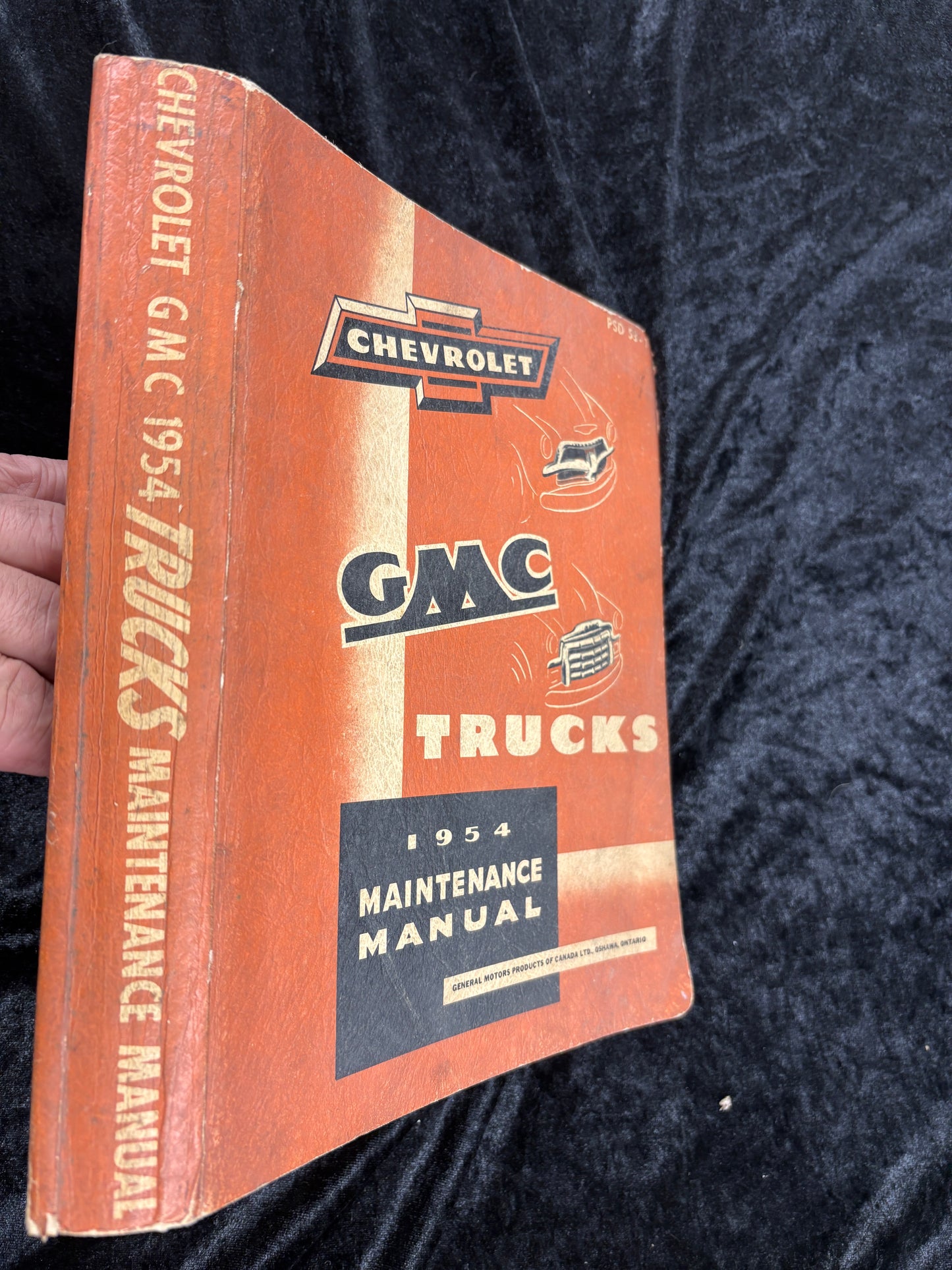 1954 CHEV, GMC lite/med/hvy TRUCKS(GM CANADA) SHOP MANUAL