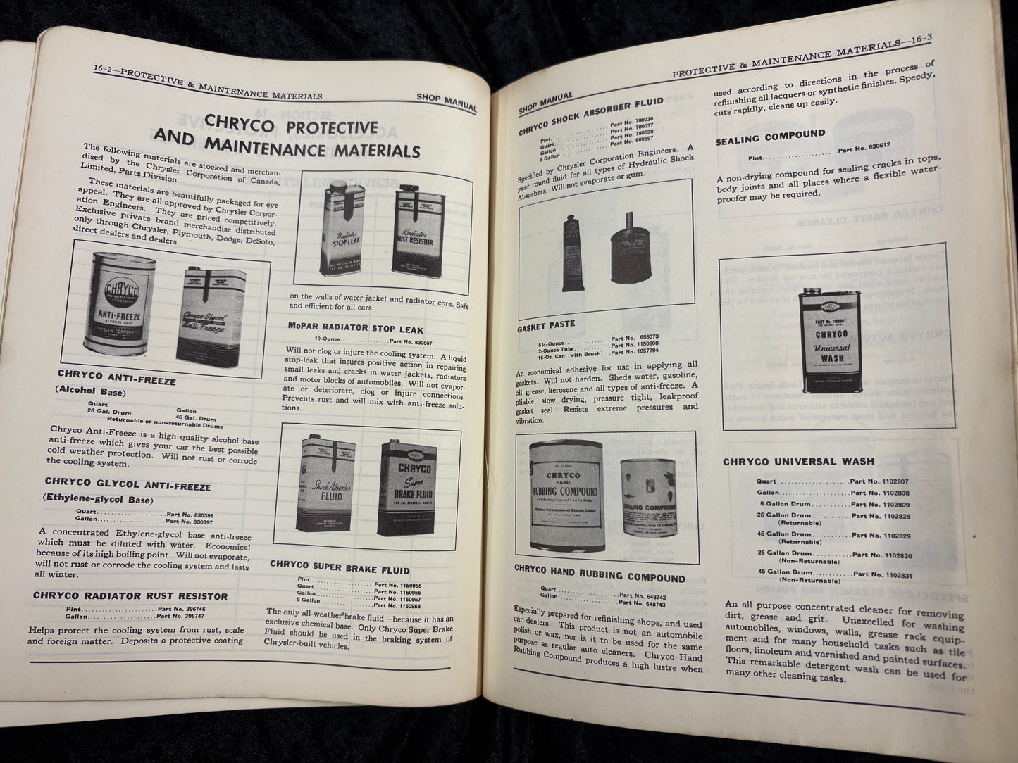 1949-1952 CANADIAN Plymouth Dodge Chrysler DeSoto Repair Shop Manual Orig.