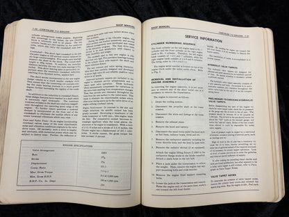 1949-1952 CANADIAN Plymouth Dodge Chrysler DeSoto Repair Shop Manual Orig.