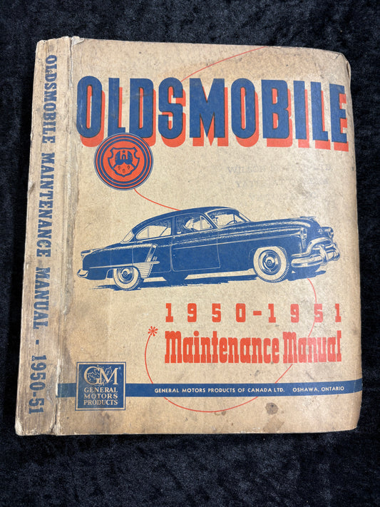 1950 1951 Oldsmobile Maintenance Manual
