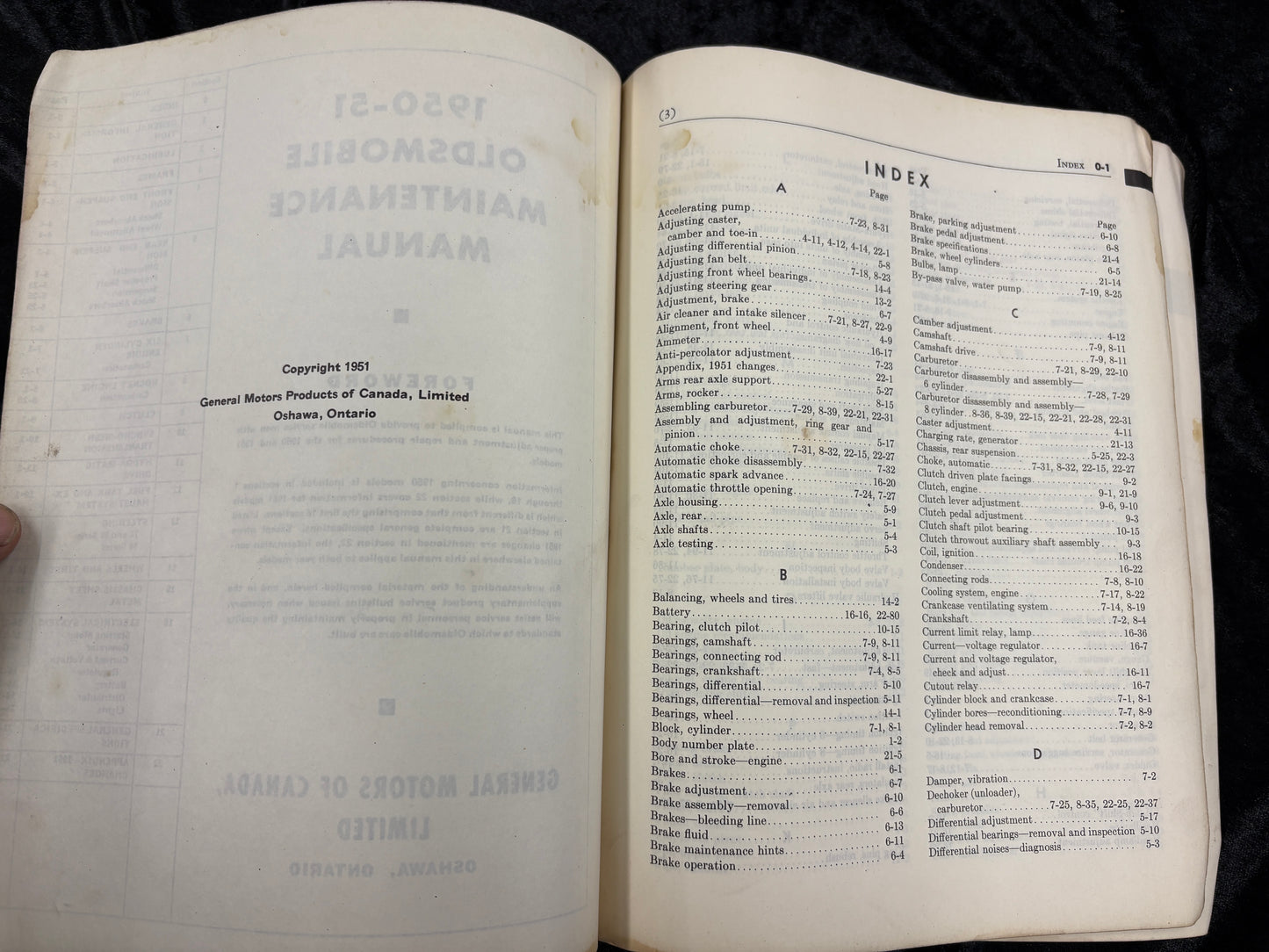 1950 1951 Oldsmobile Maintenance Manual