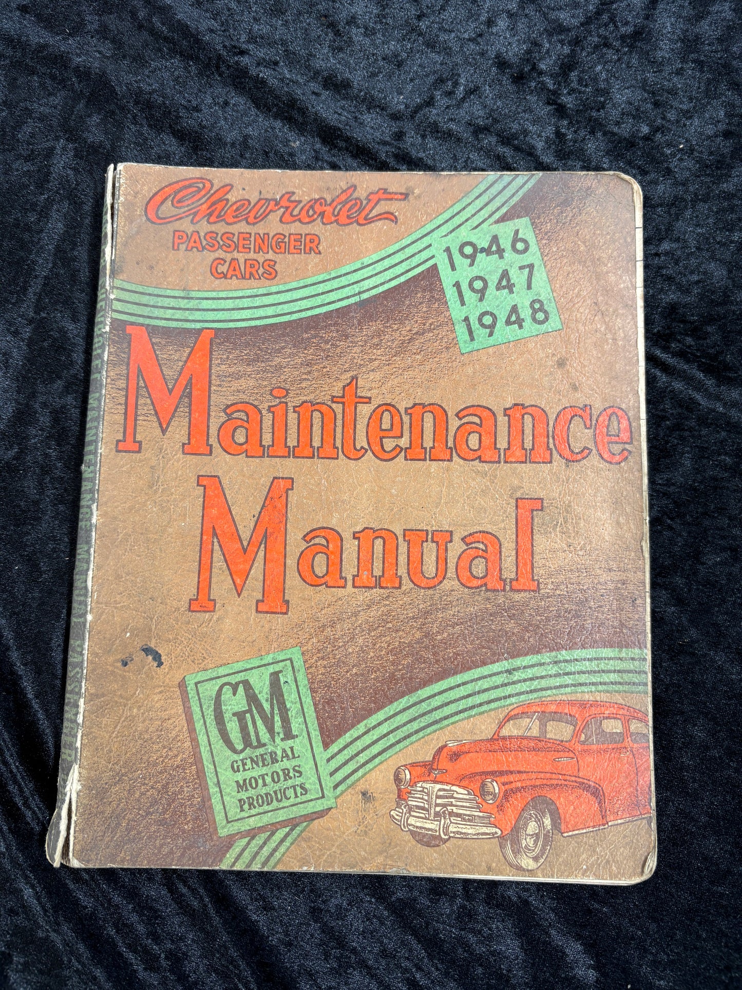 1946 1947 1948 Chevrolet Passenger Cars Maintenance Manual