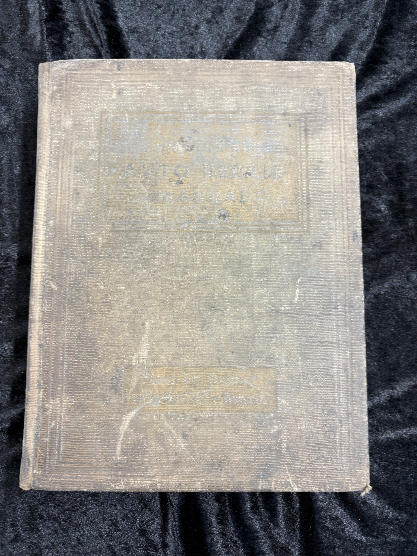 Motor’s Auto Repair Manual 10th Edition 3rd Printing Tenth Edition 1935 to 1946