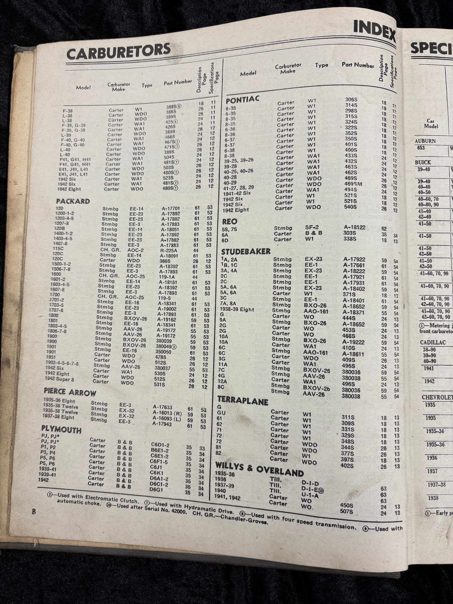 Motor’s Auto Repair Manual 10th Edition 3rd Printing Tenth Edition 1935 to 1946