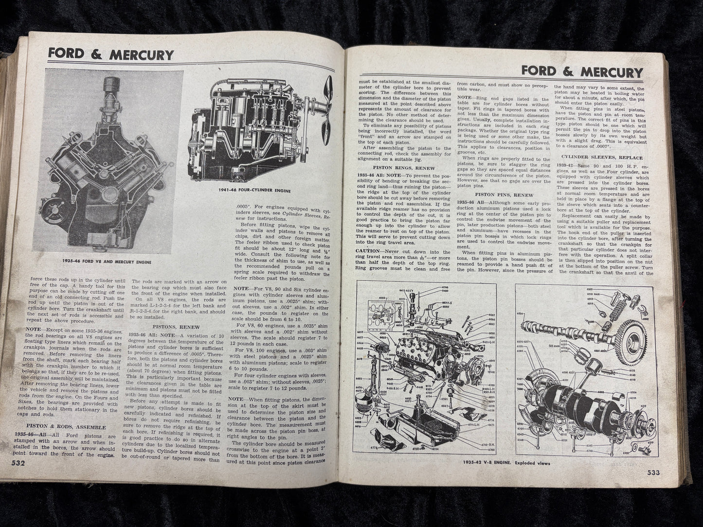 Motor’s Auto Repair Manual 10th Edition 3rd Printing Tenth Edition 1935 to 1946