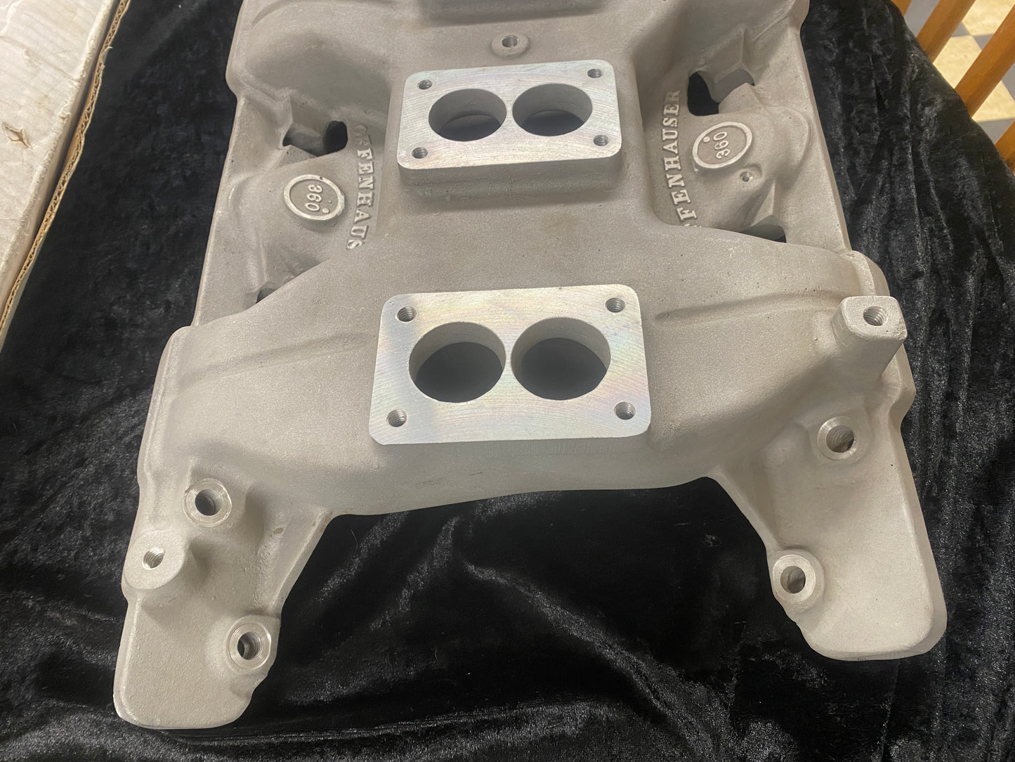 Offenhauser 3-Deuce Intake Manifold 1961-64 Pontiac V8