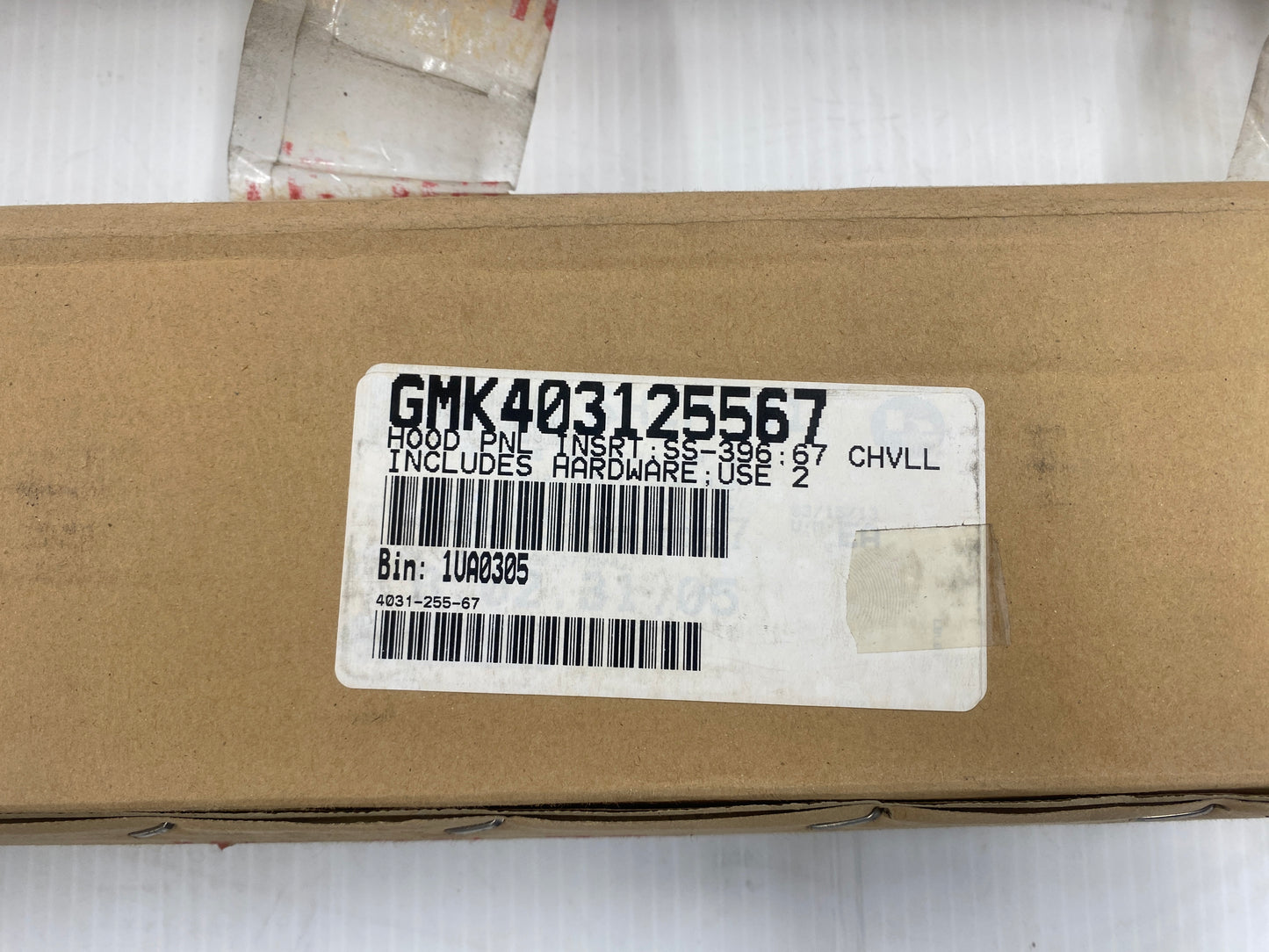 1967 CHEVELE HOOD SCOOP CHROME INSERTS  N.O.S.