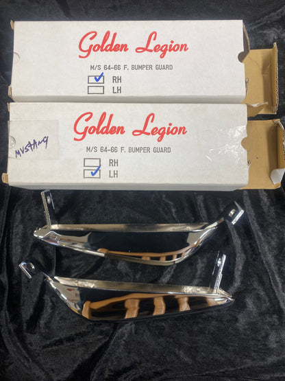 MUSTANG Bumper Guards front Pair 1964 1/2 - 1966