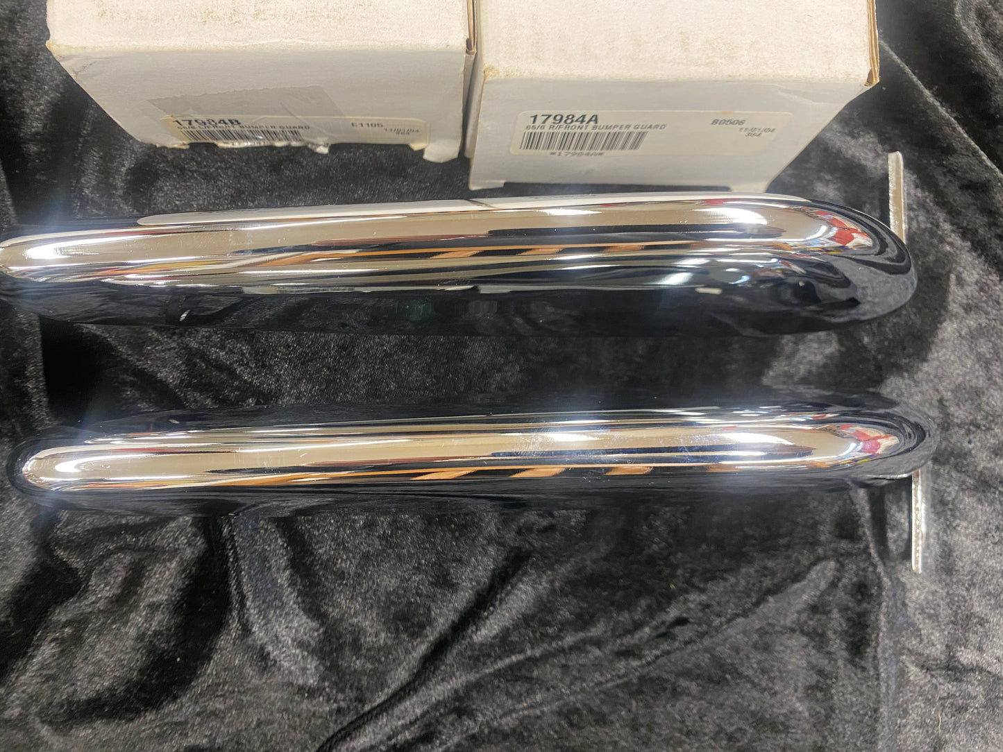 MUSTANG Bumper Guards front Pair 1964 1/2 - 1966