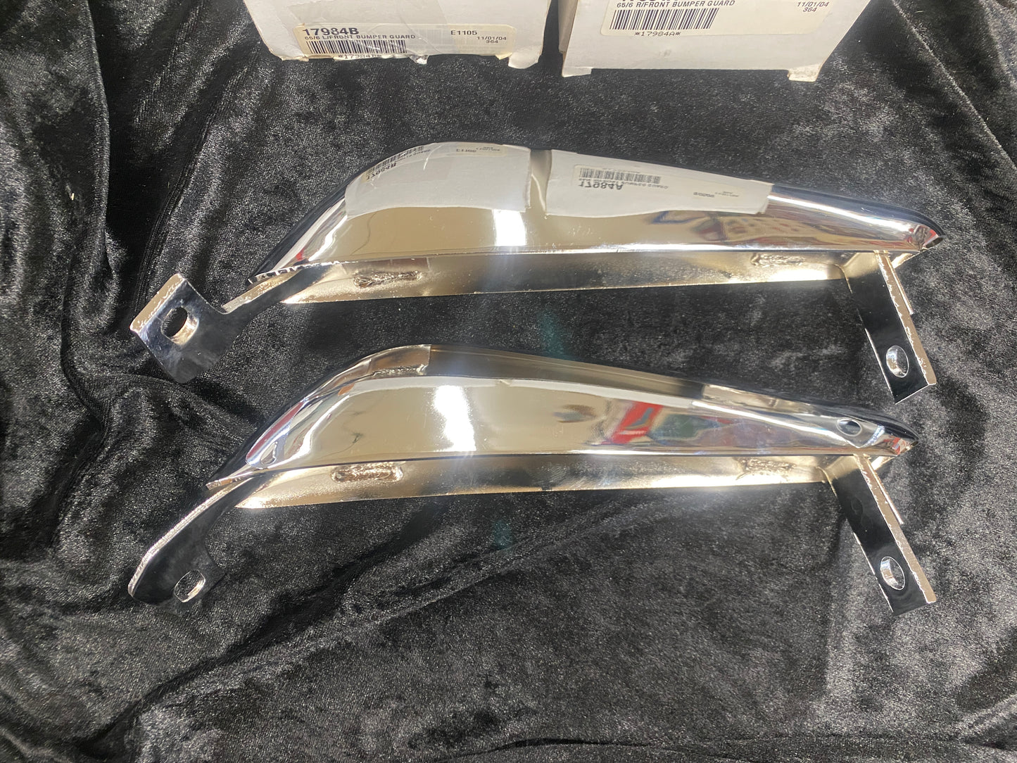 MUSTANG Bumper Guards front Pair 1964 1/2 - 1966