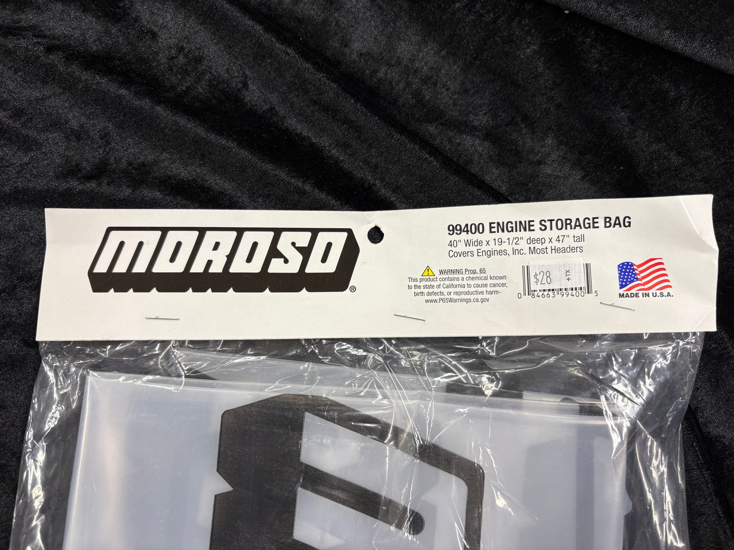 MOROSO ENGINE BAG COVER