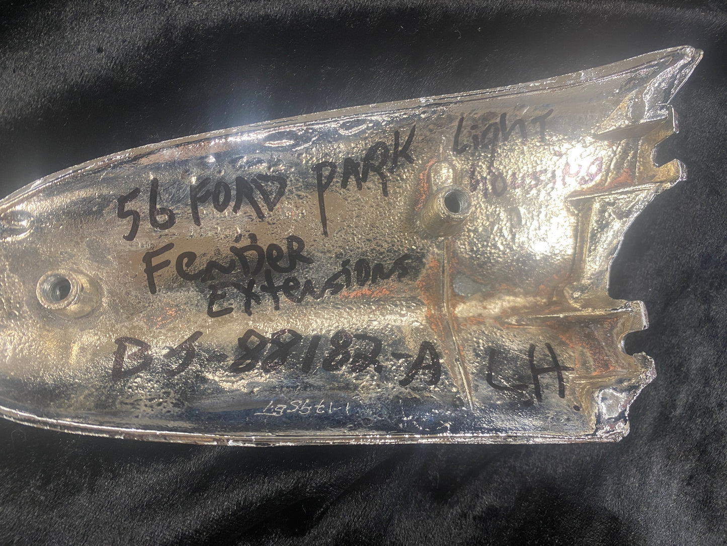 1956 Ford Park Light Housing Fender Extensions