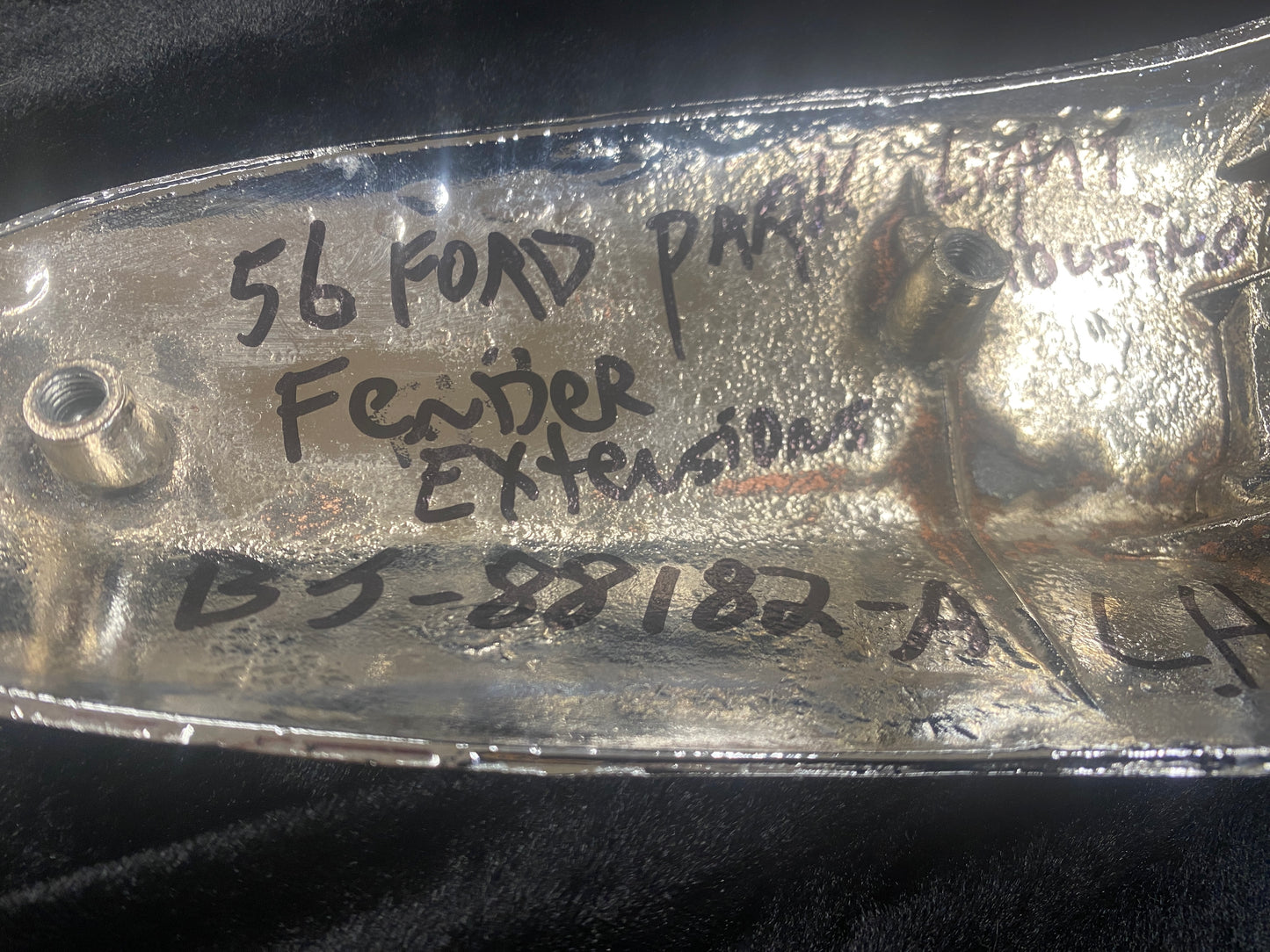 1956 Ford Park Light Housing Fender Extensions