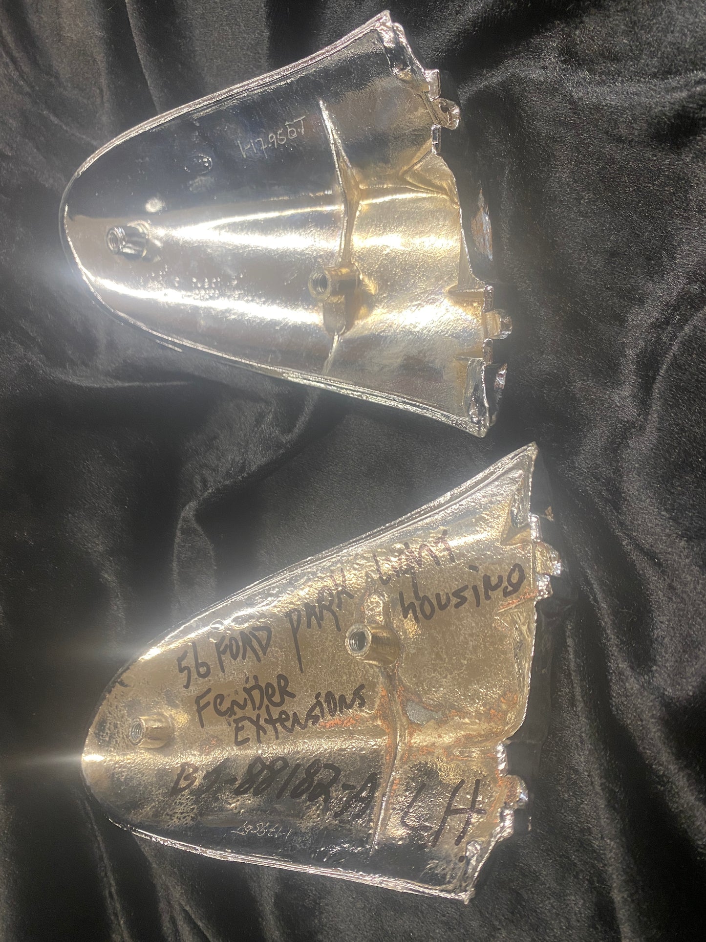 1956 Ford Park Light Housing Fender Extensions