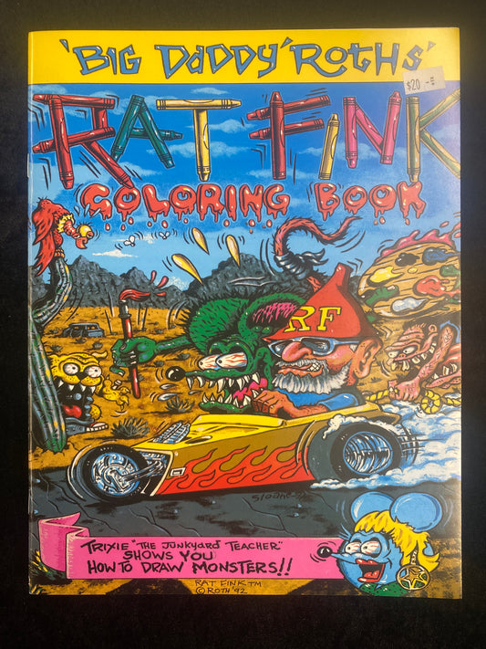 RAT FINK COLORING BOOK